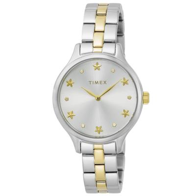 Часы Timex Peyton Silver Dial Brass Mineral Glass Quartz America Watch TW2V23500 Gold [TIMEX] 35.5MM Womens [Товар]