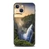 Luxury Phone Case For iPhone 15 14 11 Pro Max 13 12 XS X XR SE3 7 8 Plus Black Forest Beach Sunrise Nature Cover Funda