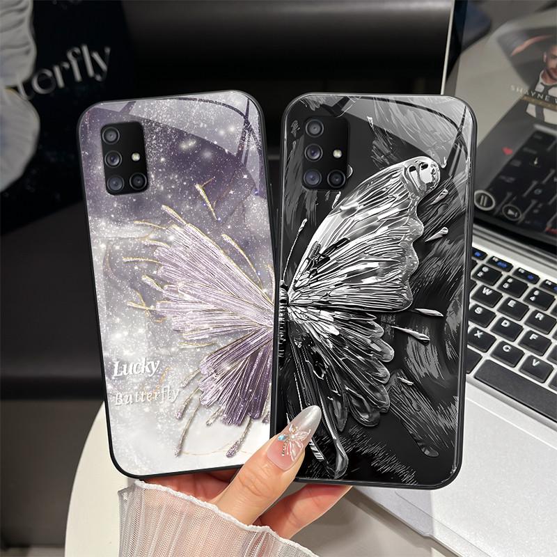 Закаленное Стекло Чехол для Телефона Для Samsung Galaxy M51 M31S M31 M21 A71 A51 A31 M40S M30s M31 Prime M21S 5G 4G Чехол