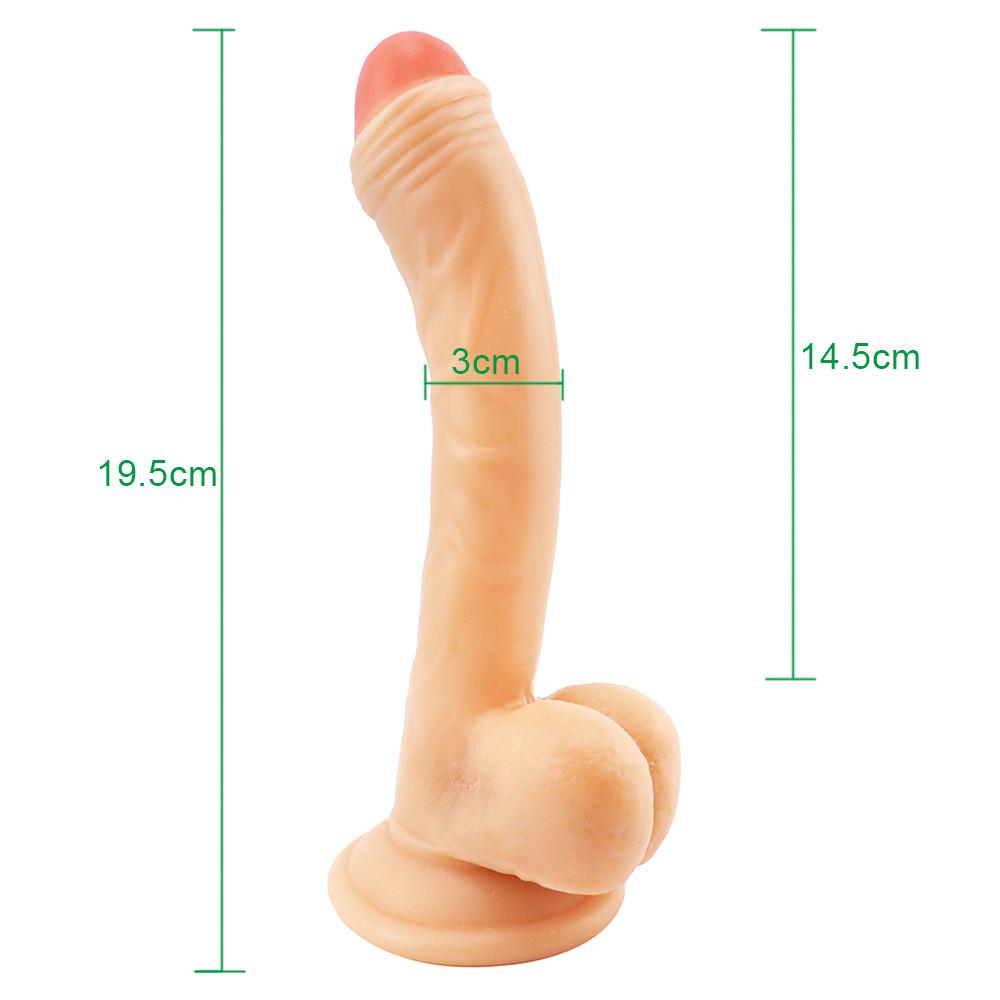 Реалистичный мягкий фаллоимитатор MoDi, секс-игрушки для женщин с толстой головкой и мощной присоской, жесткий член