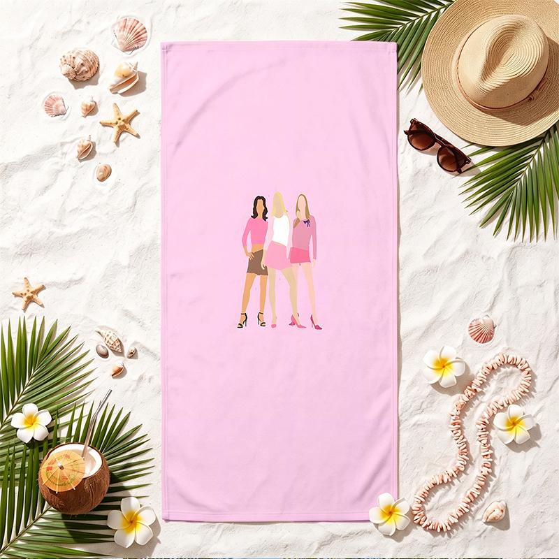 mean girls Soft Beach Towel Stylish Beach Pool Towel for Summer Seaside Vacation Travel
