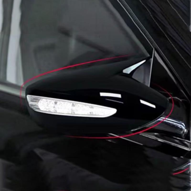 Накладка на зеркало заднего вида с рисунком из углеродного волокна для Hyundai Sonata 9