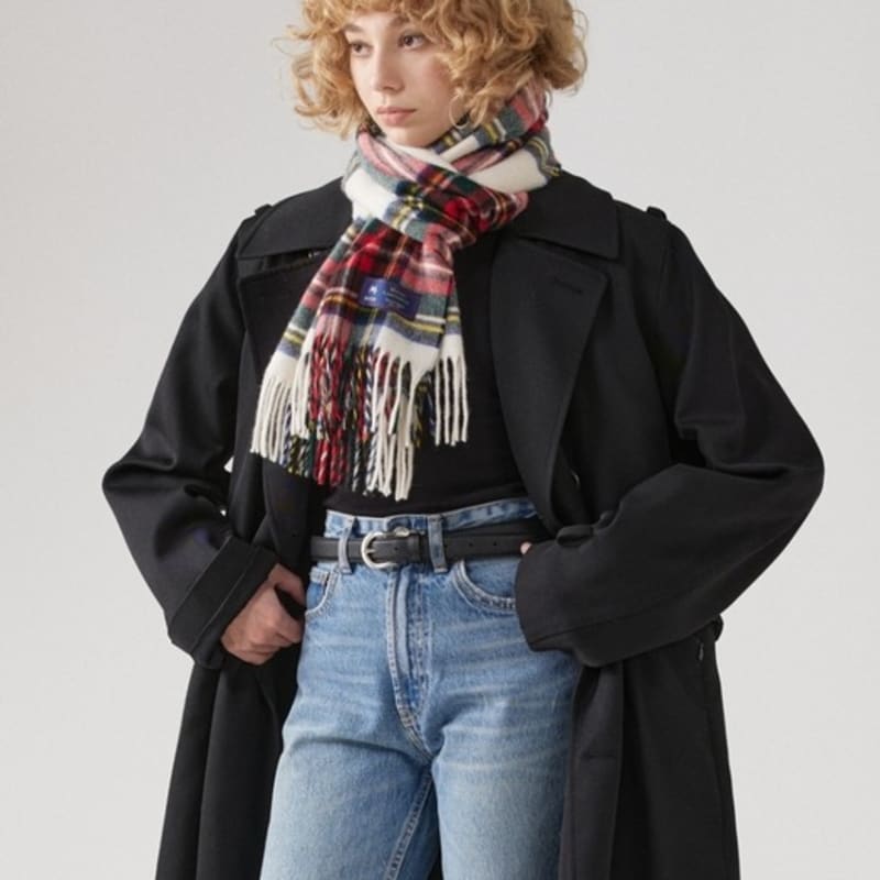 ABRAHAM MOON Шаль-шарф из мериносовой шерсти 50 см - Dress Stuart