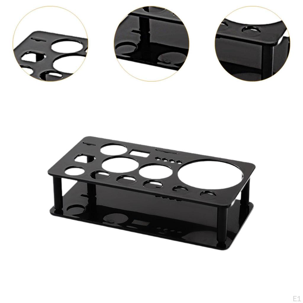 Акриловая стойка для шейкера для коктейлей (черный) Стабильный центральный держатель для барных инструментов для свадьбы