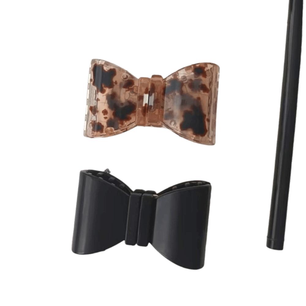 Reusable Bow Hair Clips Magnetic Closure Hair Barrettes New Hair Styling Clips Women Hair Decor