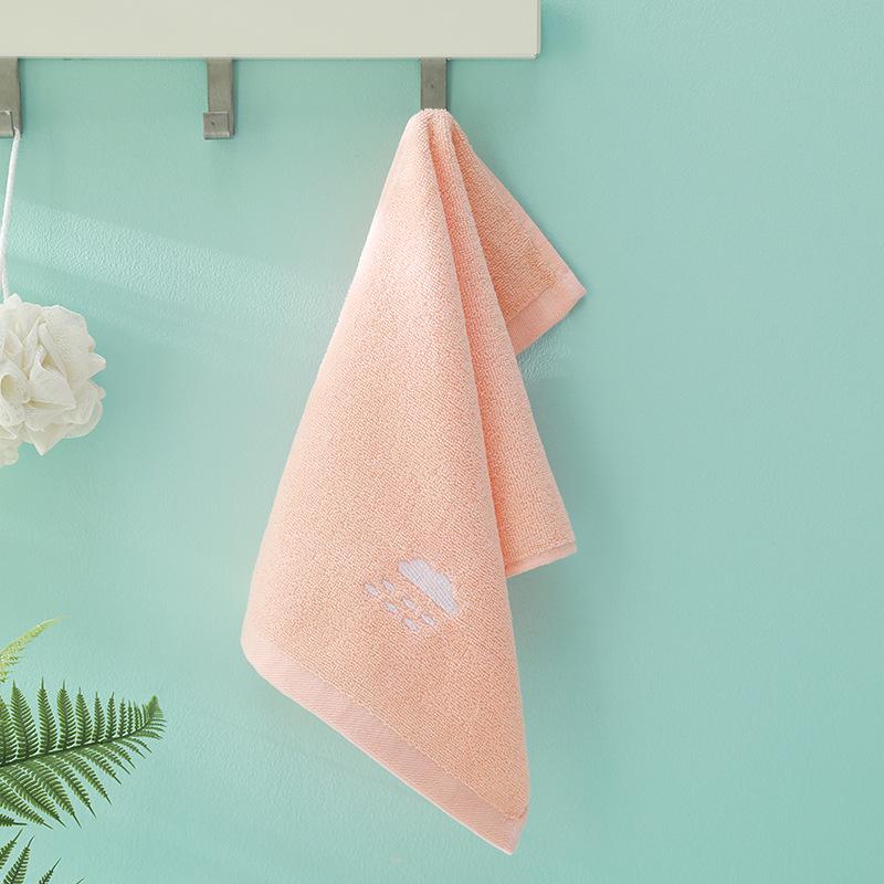 Мягкое вышитое полотенце с фруктовым узором жаккардовое абсорбирующее утолщенное хлопковое детсадовское детское полотенце для умывания