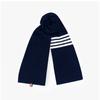 Tom Brown Mks026a 00011 415 4 Bar Stripe Three Line Tab Cashmere Muffler