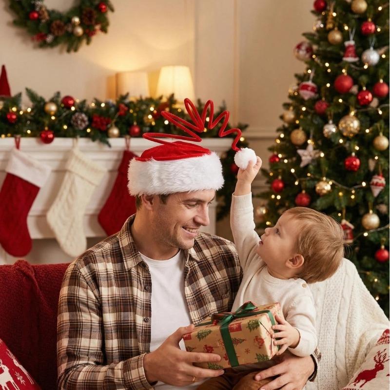 Spring hat christmas headgear christmas hair ornament christmas hat spring hat adult child