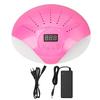 Nail Lamp 48W Detachable Magnetic Base 24pcs Light Chips Double Light Source UV Nail Light