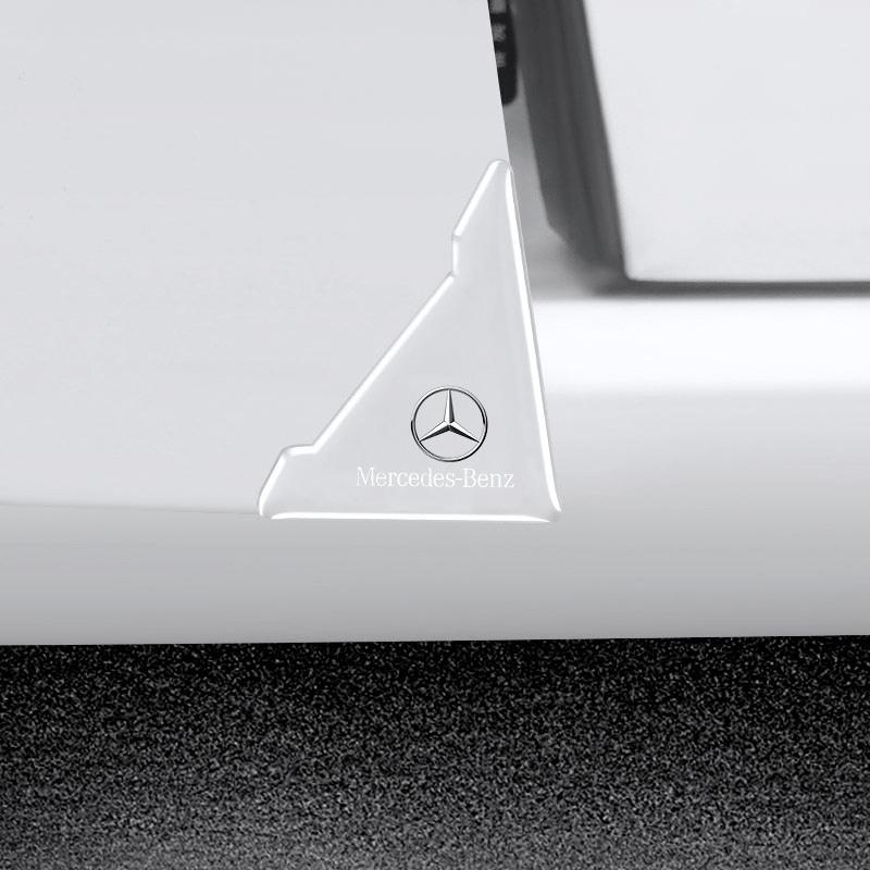 LXT3 2/4Pcs Drip Glue Anti-collision Stickers Car Door Anti-scratch Protector Decals Accessories For Mercedes-Benz GLC X253 X254 W205