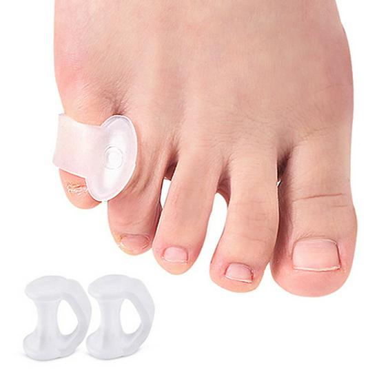 Силиконовый разделитель мизинца для коррекции вальгусной деформации — удобное, износостойкое решение для перекрывающихся пальцев ног