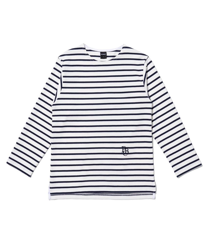 PAPERBOY Santorini Striped Shirt - Navy