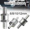 Durable Diesel Petrol Fuel Non Return Vehicle Check Valve 6/8/10/12mm One Way Adapter