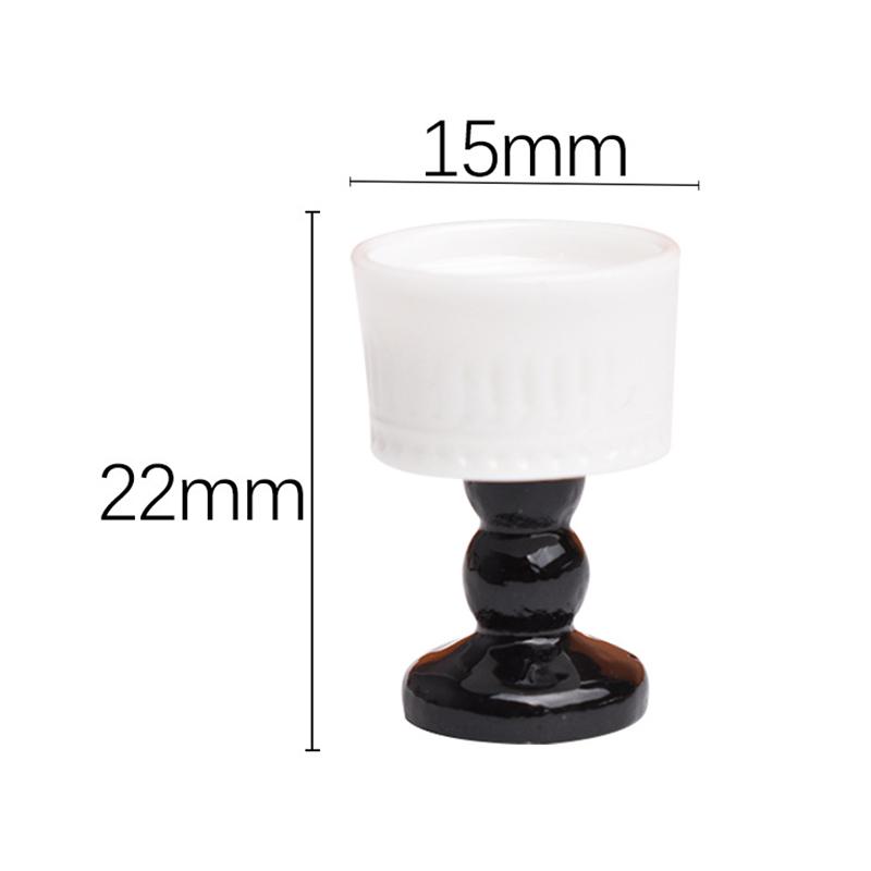 Bundle of 10 Dollhouse Miniature Ice Cream Cup; Toy Decor for Pretend Play Home and Dollhouse Accessories