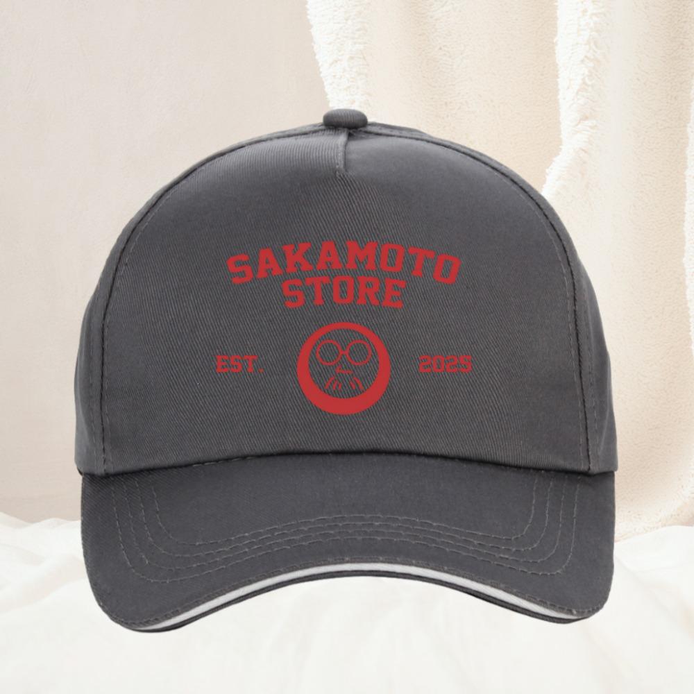 Магазин Сакамото EST Бейсболка Мультяшная Унисекс с Печатью Sakamoto Days Летняя Регулируемая Унисекс Кепка Snapback Gorras