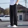 Cotton and linen pants men's summer loose straight men's retro casual trousers new summer thin drape casual trousers