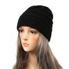 New Autumn And Winter Wool Cap European And American Women's Capped Cap Warm Knitted Cap Simple Solid-Coloured Cap