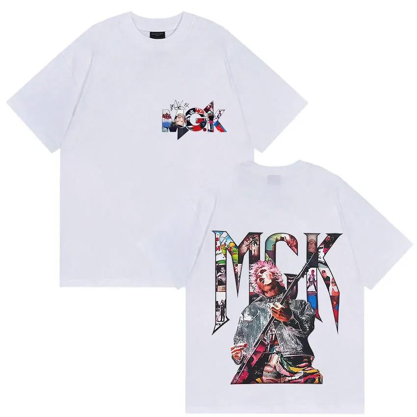 MGK Lost Hip Hop Pop Singer Kelly Album Print TShirt Trendy Printed Couple Cotton Loose TShirt harajuku oversized t shirt