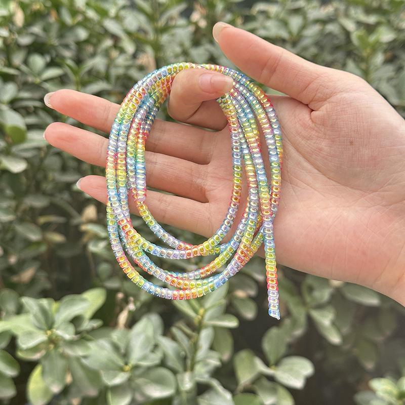 Защитный чехол для кабеля для зарядки Rainbow Laser длиной 1,4 м/1,6 м — чехол для обмотки кабеля мобильного зарядного устройства