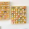 Wall Mounted 8 Layers Display Cabinet Transparent Lid Figures Storage Cabinet  for Home