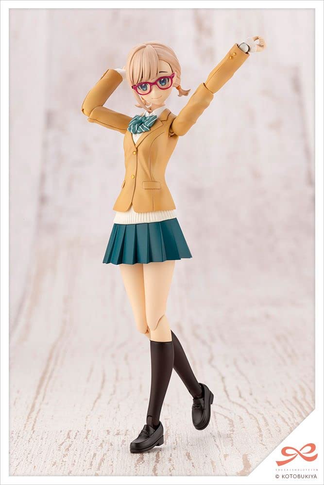Sosai Shoujo Teien Фигурка Пластиковая Модель Takanashi Shiomi Школа Рёбу Зимняя Форма 1/10