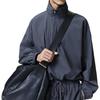 Fear of God Essentials Мужская ветровка-поло на молнии из нейлона, цвет Железно-серый, 202HO258271F