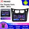 For Toyota Yaris Fascia 2005 - 2012 Car Radio Android Multimedia Player GPS Navigation Carplay QLED Touch Screen Auto Stereo DSP