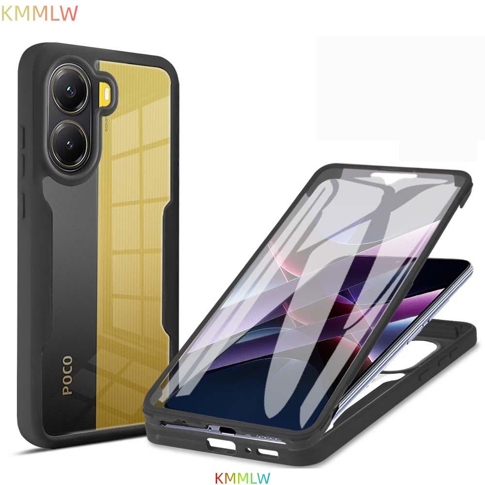 360 Двусторонний Чехол для Телефона с Полной Защитой для Mi POCO X8 Pro Max X7 X6 X5 X3 Pro NFC Тонкий Прозрачный Задний Чехол