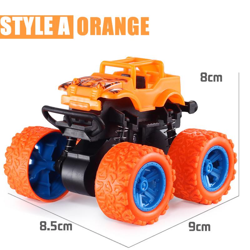 Игрушечный автомобиль Monster Truck, полноприводный автомобиль, трюк-самосвал, инерционная машина, игрушечный динозавр, отступить, детская игрушка, подарок для мальчиков и девочек