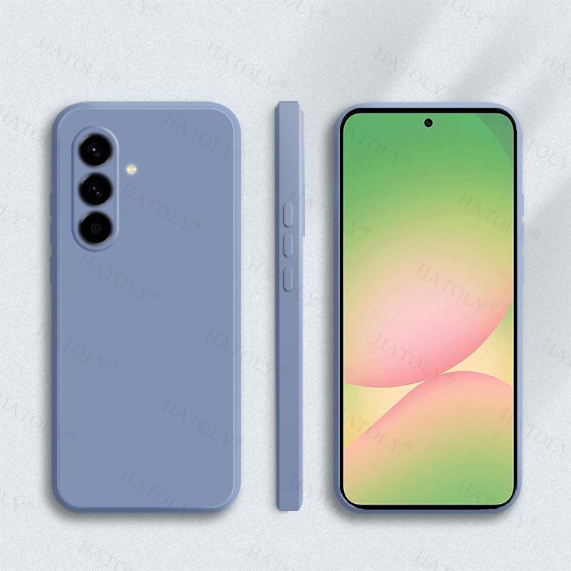 Чехол-накладка для Samsung Galaxy A56 Для Samsung Galaxy A56 5G Оригинальный жидкий силикон Конфетный цвет Задняя крышка Для чехла Samsung A56