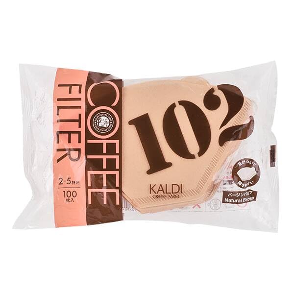 Оригинальные кофейные фильтры Kaldi № 102 (Неотбеленный) 100 счет