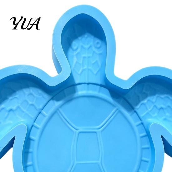 Flexible Silicone Molds for Resin Reusable Sea Turtle Stepping Stone Mold Garden Art, DIY Oceans Theme Concrete Art Craft Kits Paver Mold, Giant