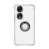 Мягкий прозрачный чехол с подставкой для кольца для Honor 90 Pro 90 Lite 80 70 60 50 30 20 Pro Plus, прозрачный кронштейн-держатель, подушка безопасности, защитная задняя крышка телефона, капа