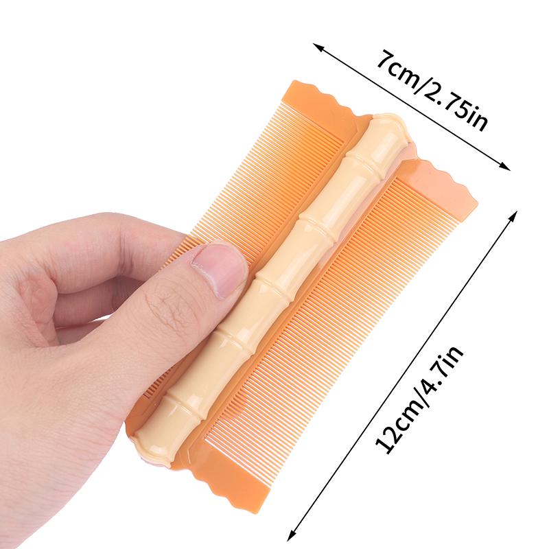 Расческа от вшей, тонкие зубные волосы, карман для взрослых и детей, карман от блох, гнид, клещей, домашняя кошка, собака