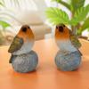 Spring Summer Mini Bird Statue Lifelike Animal Sculpture Crafts  Home Table Decoration