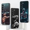 Чехол для телефона C-Conor M-McGregor для Samsung Galaxy A20, A21s, A22, A31, A32, A52, A53, A72, 73, A80, A91 Мягкий черный чехол