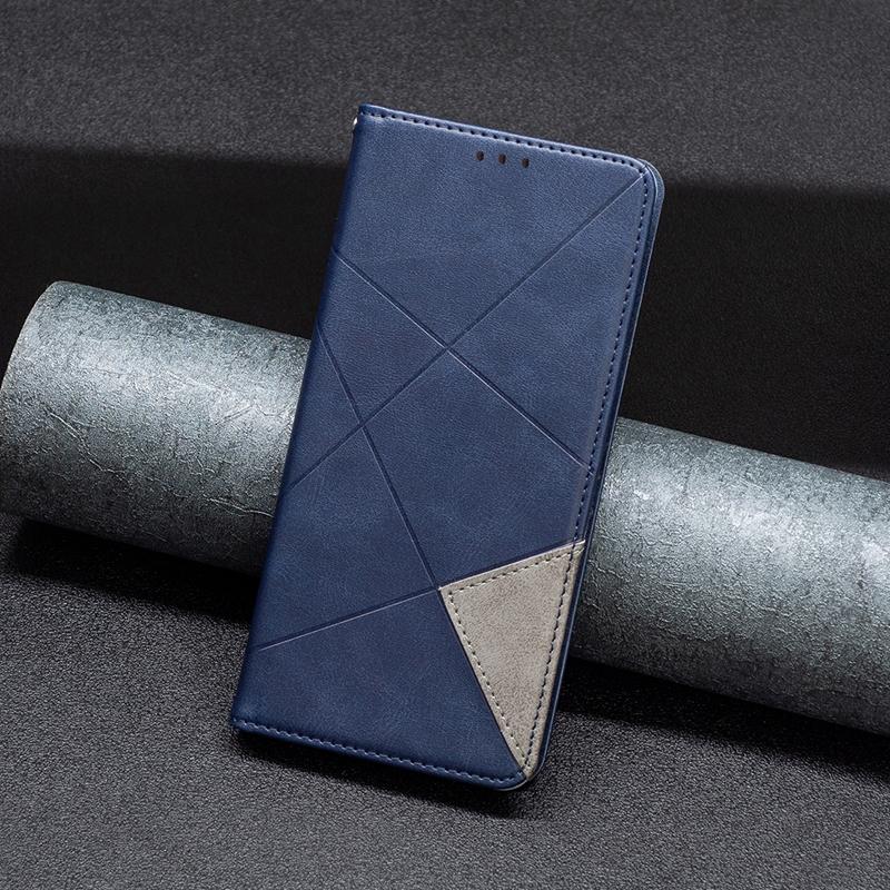 Fashion Flip Leather Case on For Xiaomi Redmi Note 9 Pro Max 9S Note8 Pro 8T 7 Solid Color Magnetic Anti Fall Wallet Phone Cases