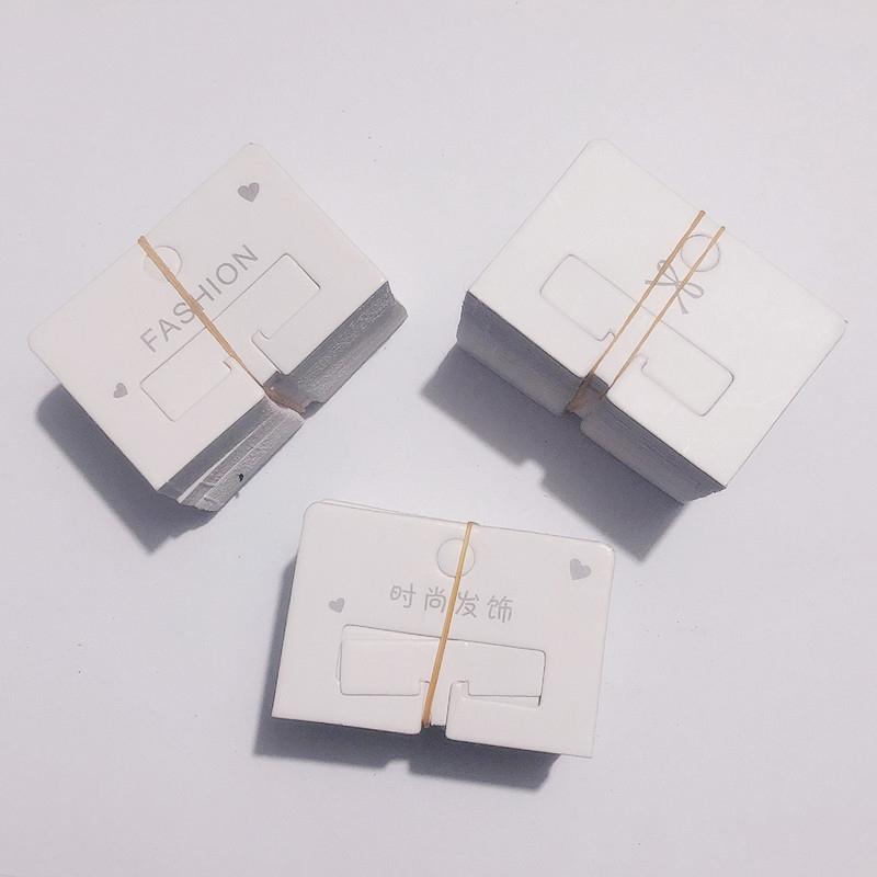 50 шт. Простая упаковка заколок для волос бумажные карточки аксессуары для волос демонстрационные карточки заколки для волос картонные бирки держатели