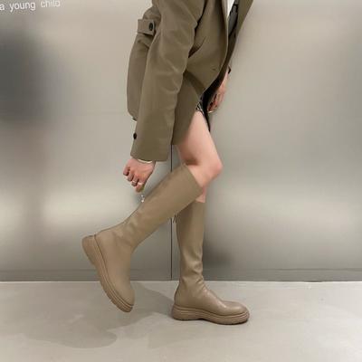 Маленькие короткие ботинки женские ботинки Мартина зимние новые эластичные мягкие подошвы тонкие ботинки длинные ботинки