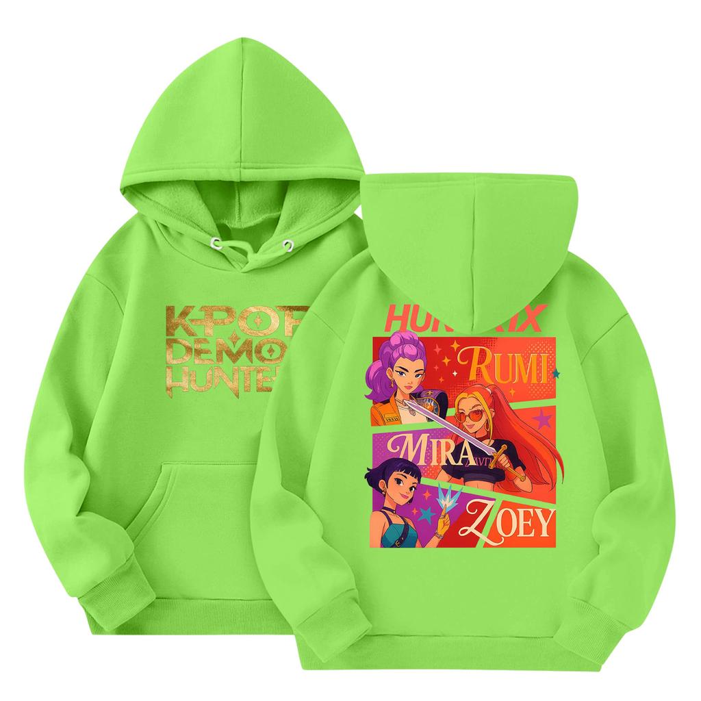 Детская мода Легкий пуловер с длинным рукавом с карманами Толстовка с принтом