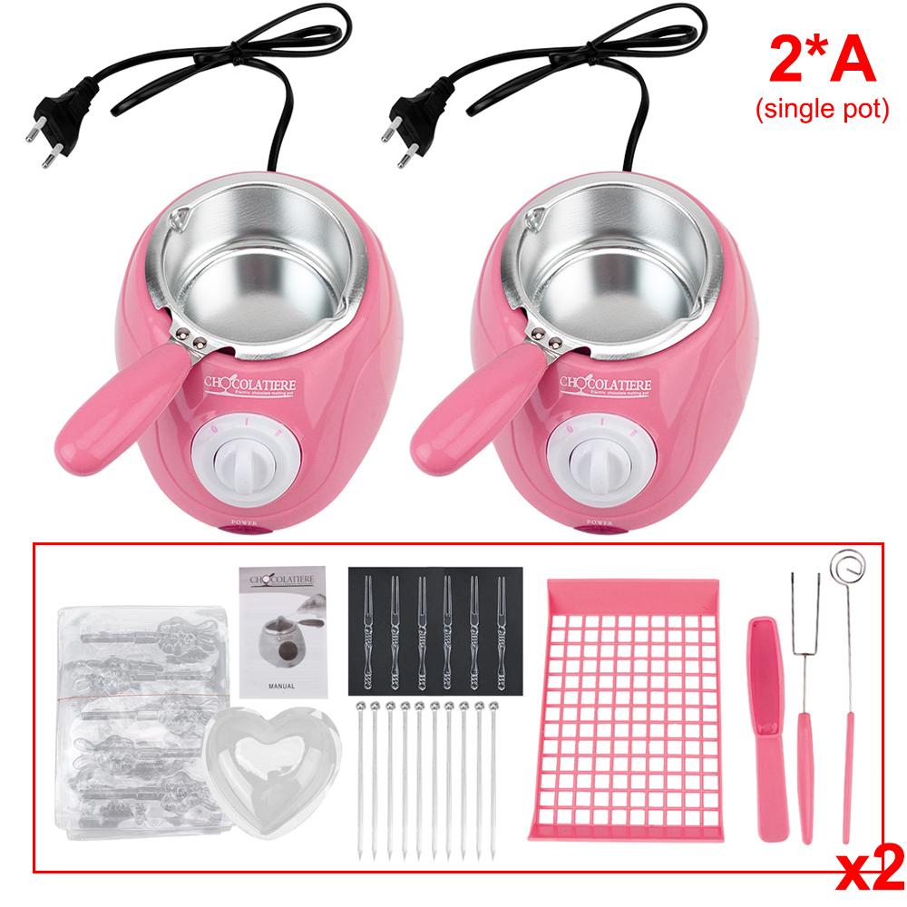 Kitchen Tool Heating Candy Wax Electric Chocolate Melting Pot with Mold DIY Scented Candle Soap Butter