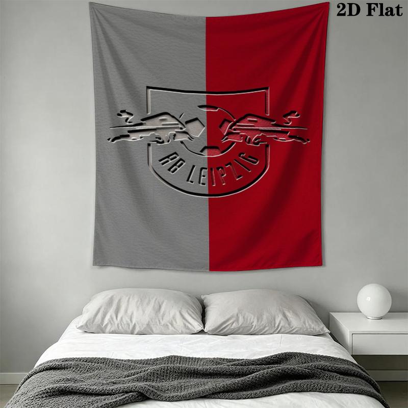 RB Leipzig Wall Tapestry Aesthetic Wall Hanging Printed Fabric Blanket Decorative Tapestries for Bedroom Living Room Home Decor