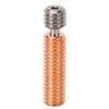 Bimetal Throat Nozzle Heat Resisting Ti Alloy Copper Threaded Upgrade Hotend Heatbreak for 3D Printer