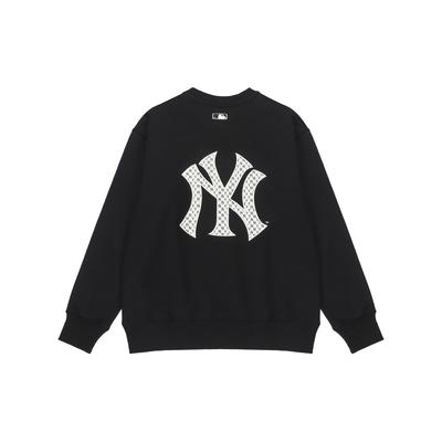 Спортивная толстовка с круглым вырезом и сплошным логотипом New York Yankees (MLB) Унисекс Черный 3AMTM0124-50BKS