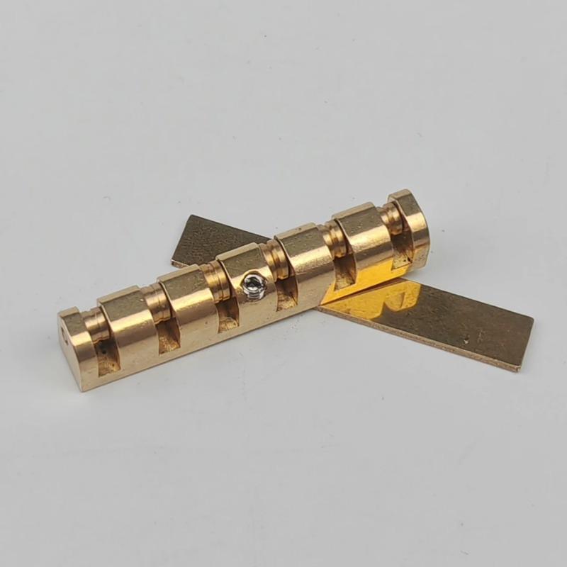 Height Adjustable 43mm Brass Roller Guitar Nut Replacement for Les Paul LP SG Style Electric Guitars