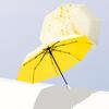 Color-changing Umbrella by Watering Vinyl Rain Shine Dual-purpose Three-fold Umbrella Printed LOGO Parasol