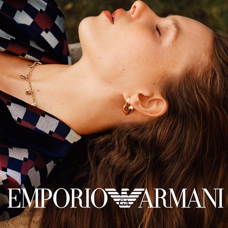 Emporio Armani Серия Любовь Сердце Милая Девочка Ожерелье Женское ожерелье Золотое EGS3267710