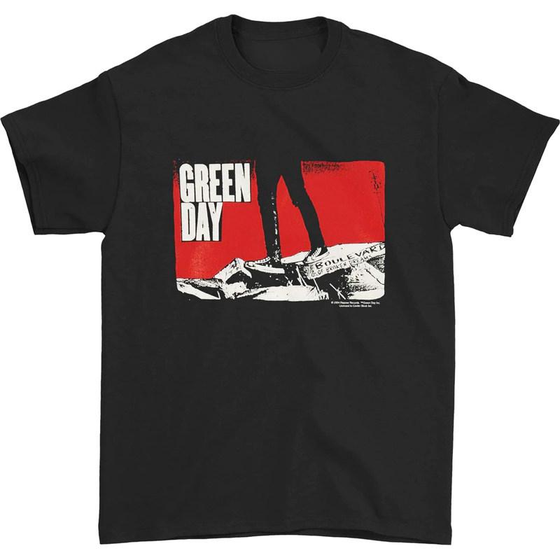 Футболка с принтом GREEN DAY Bands Street Graffiti Art Rap Hip Hop Skateboarding