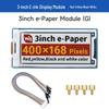 3" E-Paper Display Module - Red/Yellow/Black/White, 400x168 Resolution.
