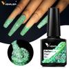 Venalisa Неоновый светоотражающий гель-лак, интенсивный пигмент полного покрытия, сверкающий глиттерный гель для ногтей, снимаемая эмаль для УФ/LED-лампы